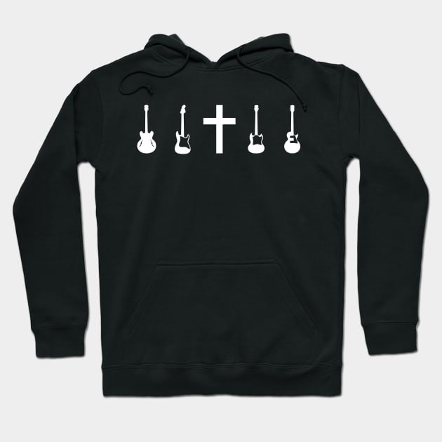 Rock Guitars Christian Hoodie by thelamboy